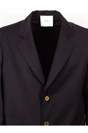 Dark blue virgin wool jacket MAURO GRIFONI | G6AB0016ABU89G